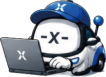 CAR-X-WEB キャラクター（パソコンで作業）